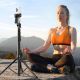 5. Ugreen LP680 selfie stick with stand and Bluetooth remote control 1.8m - black
