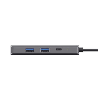 7. Trust DALYX 6-IN-1 USB-C Multi-Port Adapter Silver