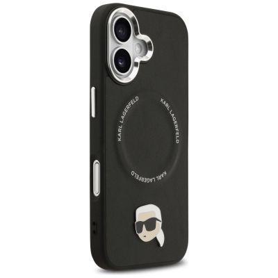 4. Karl Lagerfeld Karl Pin MagSafe Case for iPhone 17 - Black