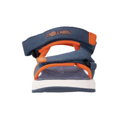 5. Trollkids Kids Lysefjord Sandal mystic blue/orange (666-142)