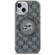 3. Karl Lagerfeld IML Monogram Karl & Choupette Head MagSafe iPhone 15 Plus Case - Black