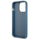 7. Guess 4G Triangle Logo Cardslot Case for iPhone 13 Pro / 13 - Blue