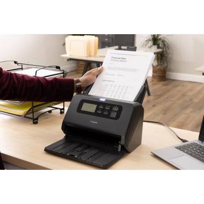 13. Canon imageFORMULA DR-M260 Document Scanner with Feeder, 600 x 600 DPI, A4, Black