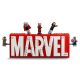 4. LEGO MARVEL SUPER HEROES 76313 MARVEL logo with minifigures