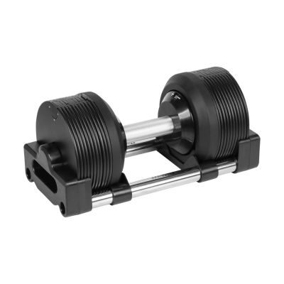 Cast iron adjustable automatic dumbbell 24 kg, 1 kg increments, REBEL ACTIVE