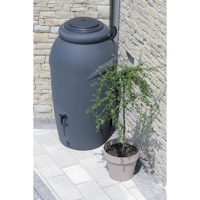 7. AQUACAN 210L GRAY RAINWATER TANK