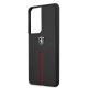 6. Ferrari FEOSIHCS21LBK S21 Ultra G998 black/black hardcase Off Track Leather Nylon Stripe