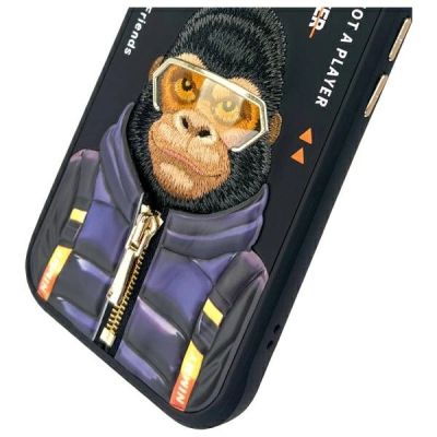10. Nimmy Cool&Cute 2.0 Monkey case for iPhone 15 - black