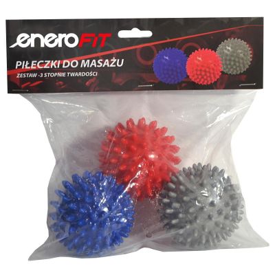 16. ENERO FIT HEDGEHOG MASSAGE BALLS 7 CM SET OF 3