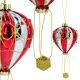 Mica Glass Balloon-Shaped Bauble – Red/Blue