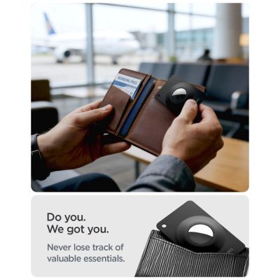 7. Spigen AirFit 2 2-Pack Case for Apple AirTag 1/2 - Black
