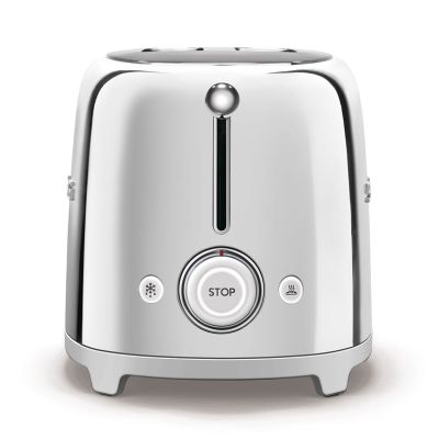 4. Smeg TSF02SSEU Toaster 4 Slices Chrome
