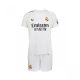 2. Real Madrid set shirt shorts junior Mbappe box RM25B1