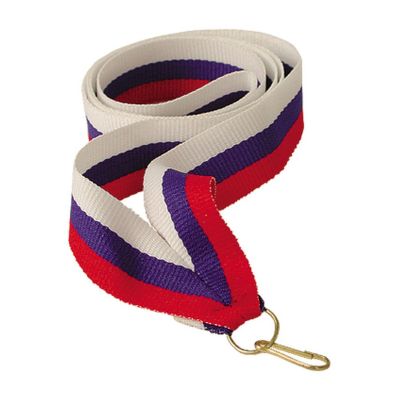 7. 11 mm ribbon - white, blue, and red