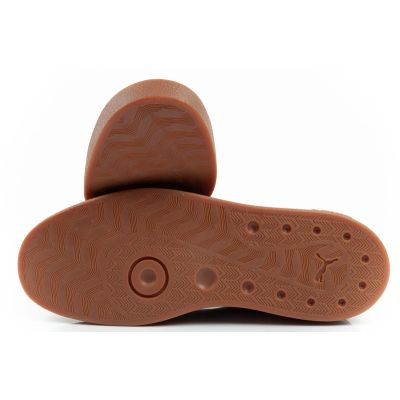 9. Puma Club II Era men's sports shoes, leather sneakers, gray