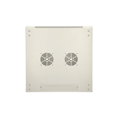 9. Extralink Rack Cabinet 9U 600x600 ASP Gray, wall-mounted, solid sheet metal door