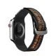 2. Dux Ducis Strap (Outdoor Version) Apple Watch Ultra Strap, SE, 9, 8, 7, 6, 5, 4, 3, 2, 1 (49, 45, 44, 42 mm) Nylon Band Bracelet Black and Orange