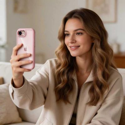 5. Tech-Protect Magmat Case for iPhone 16e / 17e - Transparent Pink