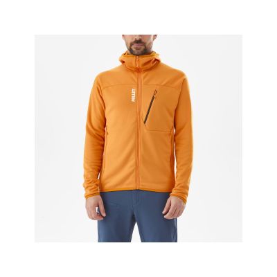 6. MILLET M Seneca Fleece Hoodie Jacket Orange