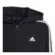 3. Sweatshirt adidas 3 Stripes FL Full-Zip Hoody Jr. HR6331