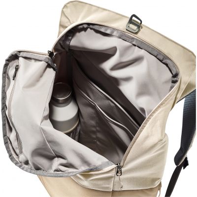 3. Deuter Up Seoul 16+10L Ecru Urban Backpack, Hiking Backpack for a 15-inch Laptop (3813821-6606)