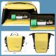 2. Rockbros AS-003-1Y waterproof bicycle bag with shoulder strap, front/rear mounting, 10-14l - yellow