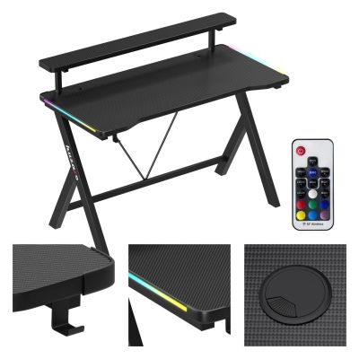 Huzaro Hero 1.9 RGB Black Desk