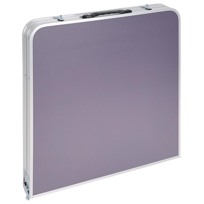 7. FOLDABLE CAMPING TABLE 120X60X70/62/55CM GRAY