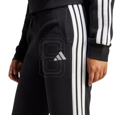 5. adidas Essentials 3-Stripes Fleece Slim W Pants JX2543