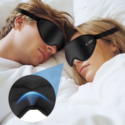 5. Tech-Protect Eyeshade Sleep Mask - Black