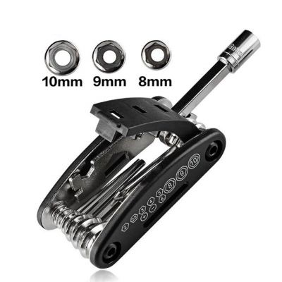 3. Rockbros GJ1601 16-in-1 Multi-Tool for Bicycle Repair - Black