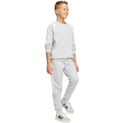 14. adidas Tiro 26 League Sweat Crew gray kids' sweatshirt KF5823
