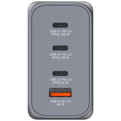 2. GNC-200 GAN CHARGER 4 PORT 200W/USB A/C (EU/UK/US)