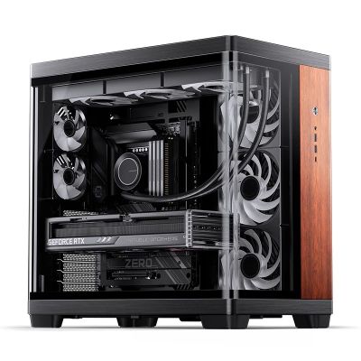 16. Jonsbo TK-4 Wood Tower Black, Wood