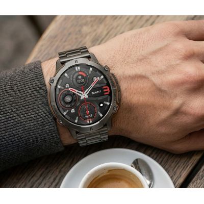 18. Smartwatch Gravity Black Strap + Bracelet GT42-2