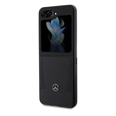 6. Mercedes Leather Urban case for Samsung Galaxy Z Flip 5 - black