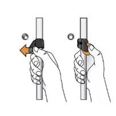 4. Black Diamond DISTANCE FLZ PEWTER Trekking Poles