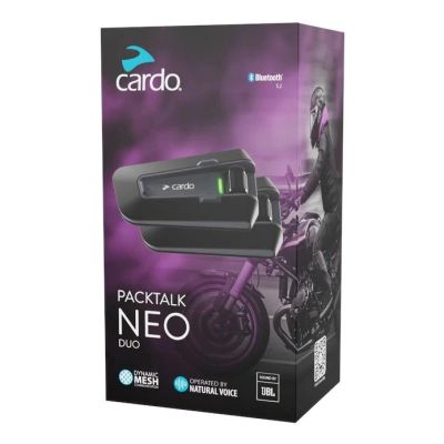 6. CARDO PACKTALK NEO DUO Two-helmet intercoms