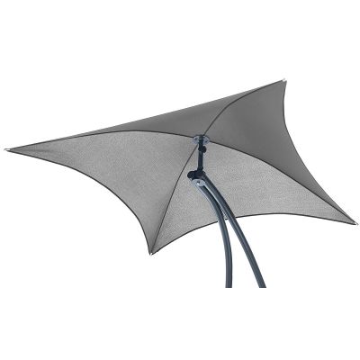 28. BERGAMO DECHAIR WITH UMBRELLA 200x125x180CM GRAY