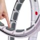 19. HULA HOP WITH MASSAGER, WEIGHT AND COUNTER, WHITE AND GREY ENERO FIT