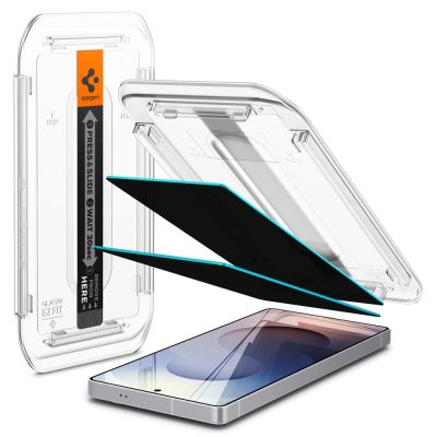 2. Spigen Glas.TR "Ez Fit" Privacy 2-pack for Samsung Galaxy S25 Ultra
