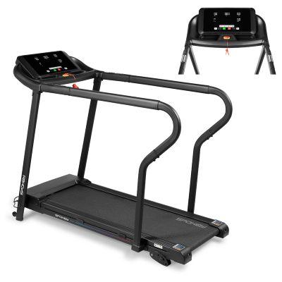 Spokey MOVI electric treadmill with handrails