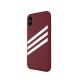 2. Adidas OR Molded PU Suede case for iPhone X / XS - burgundy