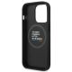 7. Case BMW BMHMP14X22PTDK iPhone 14 Pro Max 6.7 "black / black Leather Stamp Tricolor Magsafe