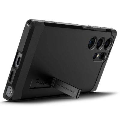 16. Spigen Tough Armor Case for Samsung Galaxy S24 Ultra - Black