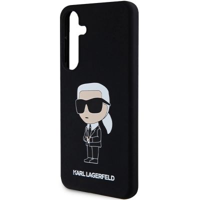 6. Karl Lagerfeld Silicone Ikonik case for Samsung Galaxy S24 - black