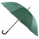 2. Long Semi-Automatic Umbrella, 16 Ribs, Green, SEMI LINE