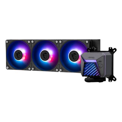 10. MSI MAG Coreliquid A15 360 Motherboard, Processor All-in-one Liquid Cooler 12 cm Black 1 pc.