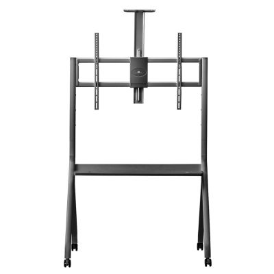 16. MACLEAN TV TROLLEY, CAMERA SHELF, ON WHEELS, 55-100", MAX. LOAD 120KG/10KG SHELF, MAX. VESA 900X600 MC-114 B