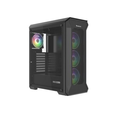 28. NATEC Genesis Irid 505 ARGB NPC-1518 Case (ATX, Micro ATX, Mini ITX; Black)
